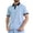 Sky Blue, variant on Adult Mens Polo T Shirts Short Sleeve Button Polo Tees Lightweight Black Clothes for Men