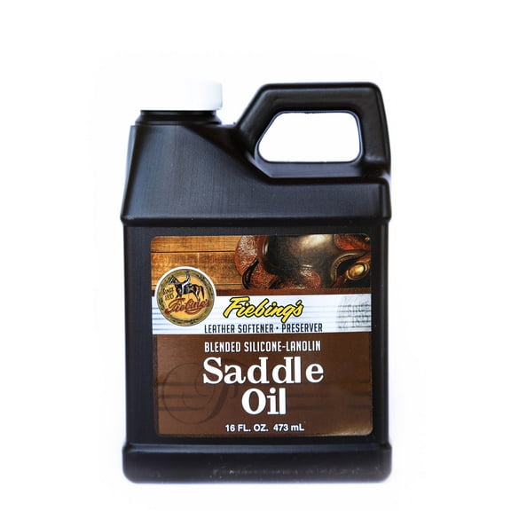 Fiebings Silicone-Lanolin Saddle Oil 16 oz Leather Treatments