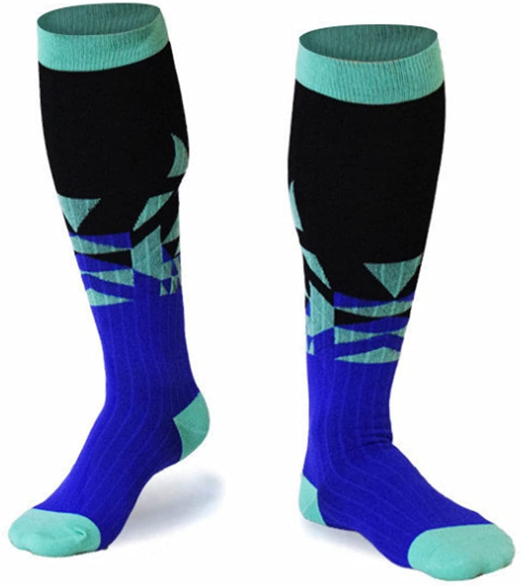 Nurses Long Flights Travel Compression Socks Football Socks Men and Women Sport Running Socks Fit for Running Shin Splints 