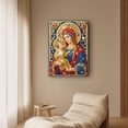 thumbnail image 3 of DIY Diamond Art Kit with Virgin Mary and Child Image, Featuring Special - shaped Diamonds on Oil Painting Canvas for Home Display, 3 of 9