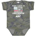 thumbnail image 3 of Inktastic When I Grow Up I Want to Be a Firefighter Like My Aunt Boys or Girls Baby Bodysuit, 3 of 5