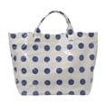 thumbnail image 2 of Women Polka Dot Transparent Tote Handbag, Waterproof Lightweight Large Capacity Shopping Bag, Sturdy Handle Casual Shoulder Bag for Beach Travel Daily Errands, 2 of 8