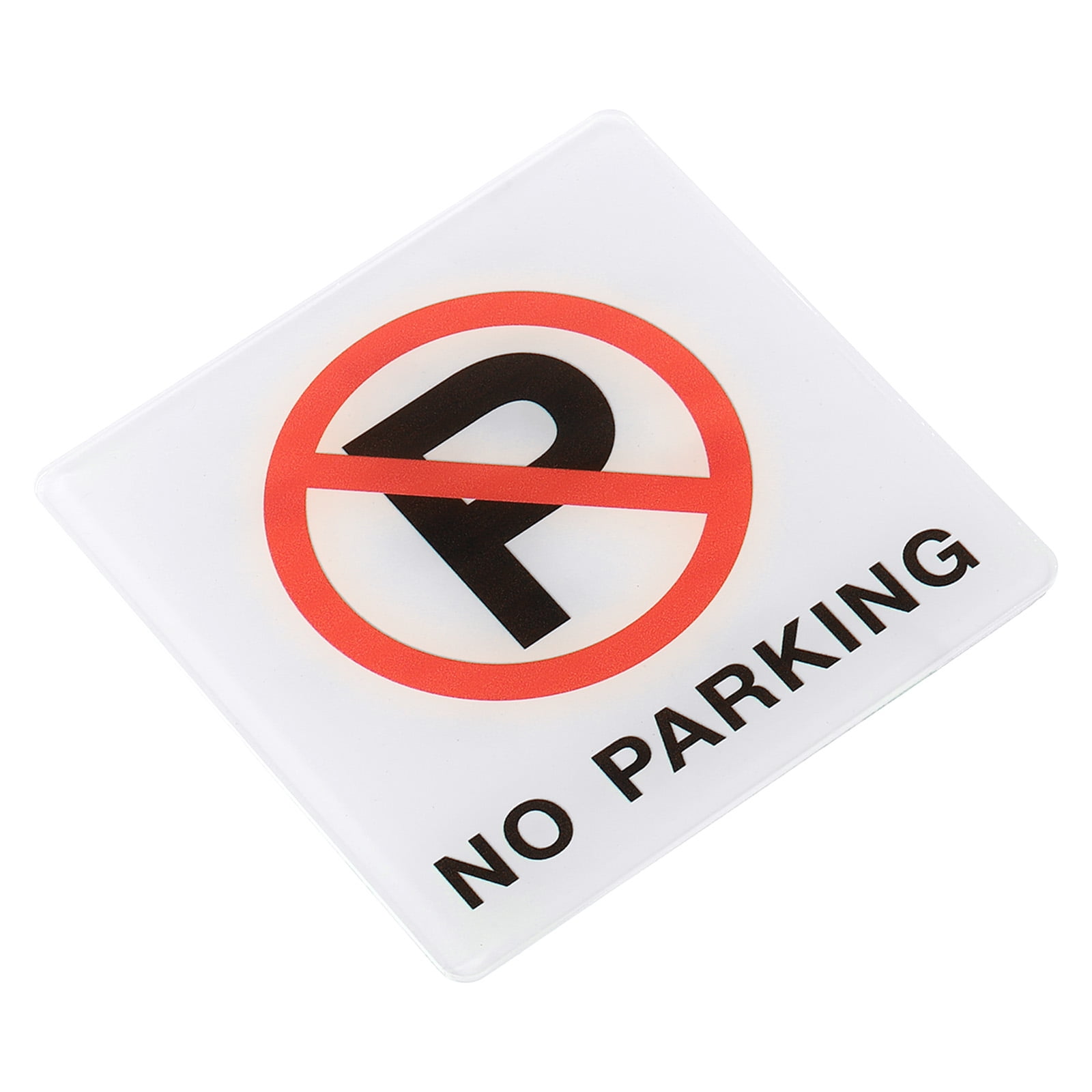 Uxcell No Parking Sign Adhesive Indoor Outdoor Wall Mount Sticker