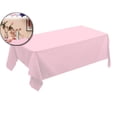 thumbnail image 1 of Tablecloth 54 x 74 Inch, Rectangle Table Cloth for Tables - Stain and Wrinkle Resistant Washable Polyester Table Cover for Dining Tables, Buffet Parties and Camping, 1 of 5
