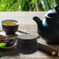 thumbnail image 2 of Tarro redondo sellado de 4 oz para velas de té y caramelos, 24 envases de bálsamo labial, velas negras, latas, caja pequeña para bodas, 2 of 6