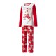 thumbnail image 4 of Conjunto De Pijamas De 2 Piezas Conjunto de pijama familiar de 2 piezas Conjunto informal de manga larga con estampado de alce y pantalones Traje diario Kuymtek Mujer Rojo 2Xl para Mujer, 4 of 8