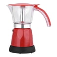 thumbnail image 3 of Electric Moka Pot 6 Cups 480W - Red, 3 of 17