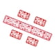 thumbnail image 1 of Wosthever Paquete de 5 juegos de manteles para el Día de San Valentín, camino de rojo de encaje y manteles individuales, decoración del Día de San Kits de decoración para fiestas Wosthever HA034502-00, 1 of 6