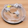 thumbnail image 1 of Accesorios para herramientas eléctricas kit de cubierta de polvo resistente más fácil de limpieza kit de cubierta de pulido en seco de borde frontal extraíble Molienda de FRP Fugacal Otros, 1 of 8