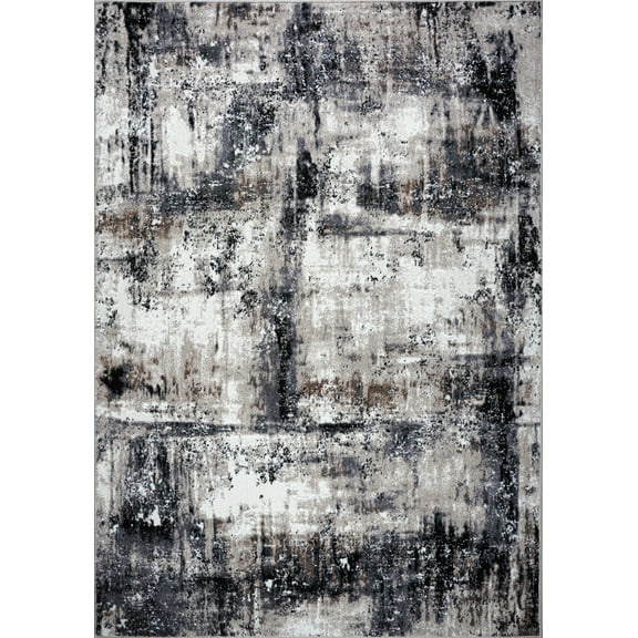 Black Grey Beige Modern Rustic Design Area Rug Tapis 2x3, 3x10, 4x5, 5 x 7, 8x10, 9 by 12 feet For Living Dining Room Bedroom Patio Hallway