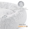 thumbnail image 2 of Cama para Perros Bedsure Calmante Tipo Dona Lavable para Perros Grandes Gris, 2 of 6
