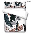 thumbnail image 2 of Juegos de edredón de cama Funda de edredón con estampado temático de perro Fundas de almohada Decorativas Cachorro lindo Suministros para dormir Juego de cama L LYSHDW2109250008 3 piezas Inevent OD003291-17, 2 of 7