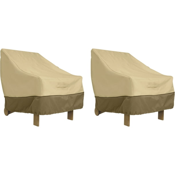 Classic Accessories Veranda Lounge Chair Furniture Storage Cover For Hampton Bay Spring Haven Wicker Patio Chairs 2 Pack Bundle Com Spring Haven Wicker Patio Lounge Chairs, Veranda Patio Canopy Swing Furniture Storage Cover