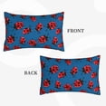 thumbnail image 2 of Yiaed Colorful Ladybird Print Brushed Microfiber Envelope Pillowcases, Standard,Envelope Closure Pillow Cases(Without Pillow Core)-20"x30", 2 of 6