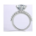 thumbnail image 3 of 5ct 18K White Gold Moissanite Rings for Women Gift D Color VVS1 Clarity Diamond Rings 925 Sterling Silver Ring jewelry Moissanite Engagement Rings with Certificate, 3 of 8