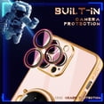 thumbnail image 4 of for iPhone 13 Pro Case Astronaut Cute Girls Women Girly Unique Phone Cases with Hidden Stand Kickstand 6D Design with Camera Lens Protector Cover for iPhone 13Pro 6.1'', 4 of 11