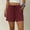 Wine, variant on YODETEY Women's Casual Drawstring Shorts, Women’s Elastic Waist Fit Casual Lounge Shorts, Women's and Women's Plus Wine,Size S-2XL