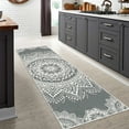thumbnail image 5 of 2' x 6' Boho Runner Rug Non Slip Washable Soft Carpet Area Rug for Entryway Hallway Kitchen Bedroom, 5 of 10