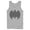 Athletic Heather, variant on Men's Batman Logo Geometric Tank Top Black Large
