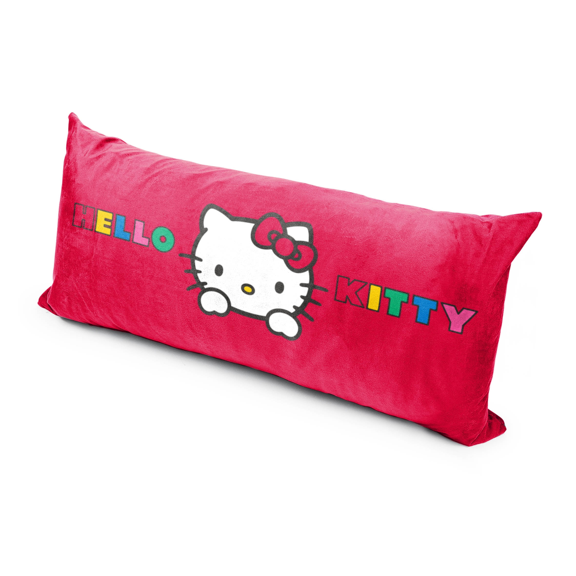 Hello Kitty Soft Plush Polyester Velboa Body Pillow for Kids