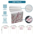 thumbnail image 7 of Table Runner Dresser Scarves 36 Inch Long, Spring Pink Cherry Blossom Flowers Linen Dining Table Runners Floral Tree Branch on White Tabletop Scarf for Wedding Holiday Party Kitchen, 7 of 7