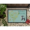 thumbnail image 3 of Carolines Treasures BB7627JMAT Welcome Friends Black White Chihuahua Doormat 24x36 36"L x 24"W multicolor, 3 of 4