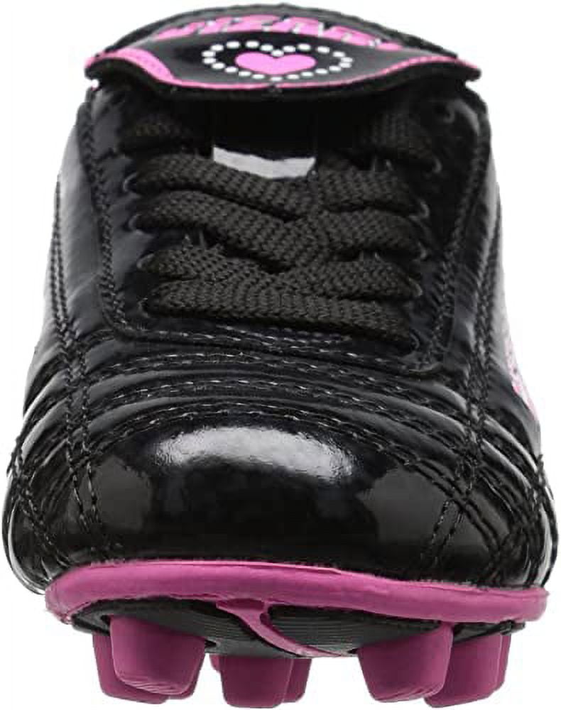 Vizari Retro Hearts FG Soccer Shoe (Toddler/Little Kid),Black/Pink/Blue 1.5