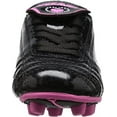 thumbnail image 2 of Vizari Shiny Retro Hearts Firm Ground Soccer Shoe for Boys and Girls - Black /Pink, 2 of 7