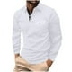thumbnail image 1 of pstuiky Camisas de invierno de manga larga para hombre, Camisa deportiva de color liso para hombre con solapa y botones, manga larga, top/camisa con solapa Tops de talla grande para hombre l, 1 of 5