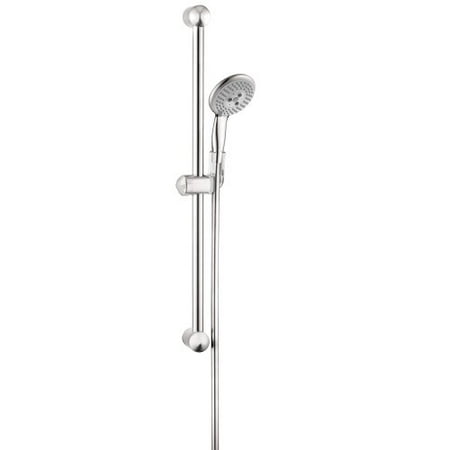 "Hansgrohe 04519000 Raindance E 100 Air Green Handshower Wallbar Set, Chrome"