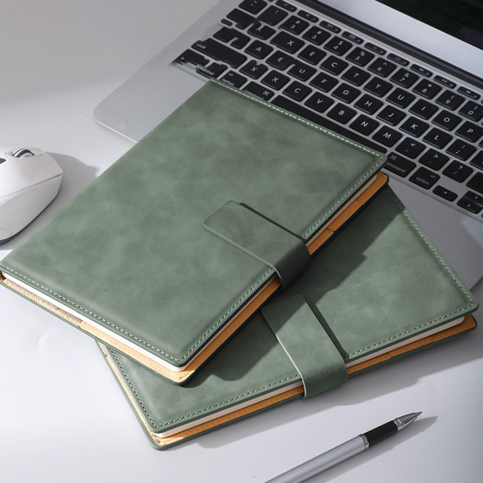 Magnetic Closure Notebook, 8.54x5.8 In, A5 Thickened Cover, for Office, Business, Conference, Meeting Notes