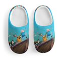thumbnail image 3 of Adventure Time Jake The Dog Slippers for Kids, Cute Soft Plush Anti-slip Fluffy Fuzzy House Slippers Warm Soft Plush Non-Slip Indoor Outdoor Slip-on Shoes for Boys Girls, 3 of 8