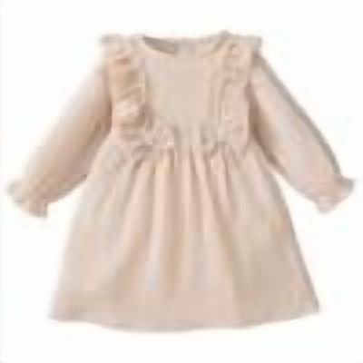 DHFJKG Dress Autumn Long Sleeve Girls Dresses For Toddler Kids With Floral Ruffled Bow Belt Casual Outfit Holiday Attire For Ages 2-7 Years Round Neck Leisure Dress
