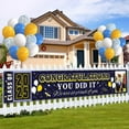 thumbnail image 4 of JilgTeok 4 Packs 2025 Graduation Banners Photo Customization Graduation Party High School College Backdrop Decorations 300X50CM, 4 of 6