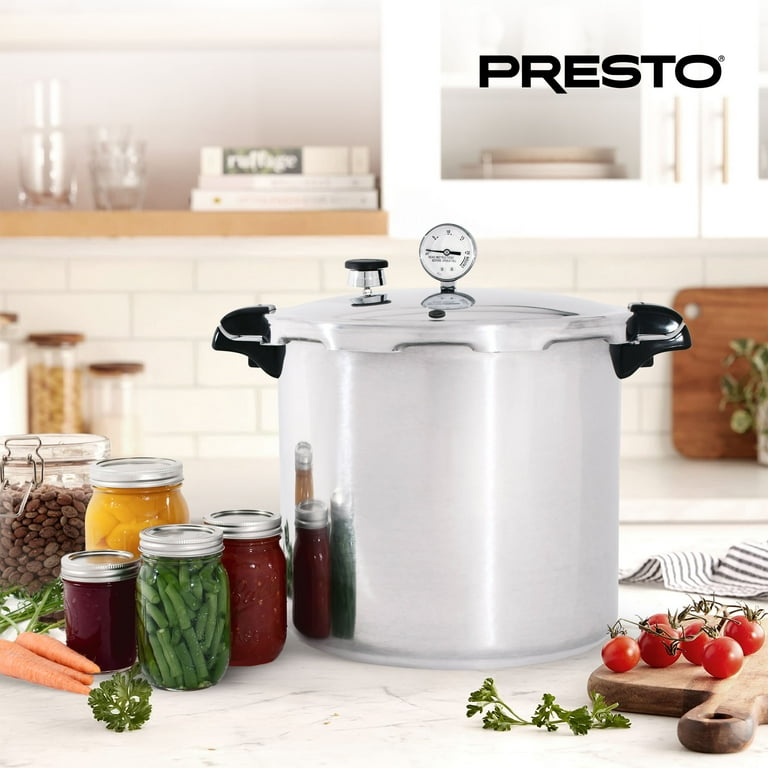 Presto 23Qt Induction-Compatible Pressure Cooker with Precise