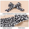 thumbnail image 4 of CARETOO Toddler Baby Girl Clothes Summer Outfits Set Short Sleeve T-Shirt Casual Shorts Headband 3Pcs Infant Girl Clothing 95% Cotton, 4 of 10