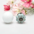 thumbnail image 6 of Unique Bargains Ceramic Vintage Knobs Drawer Pumpkin Shaped Pull Handle Cupboard Wardrobe Dresser Door Light Blue, 6 of 6