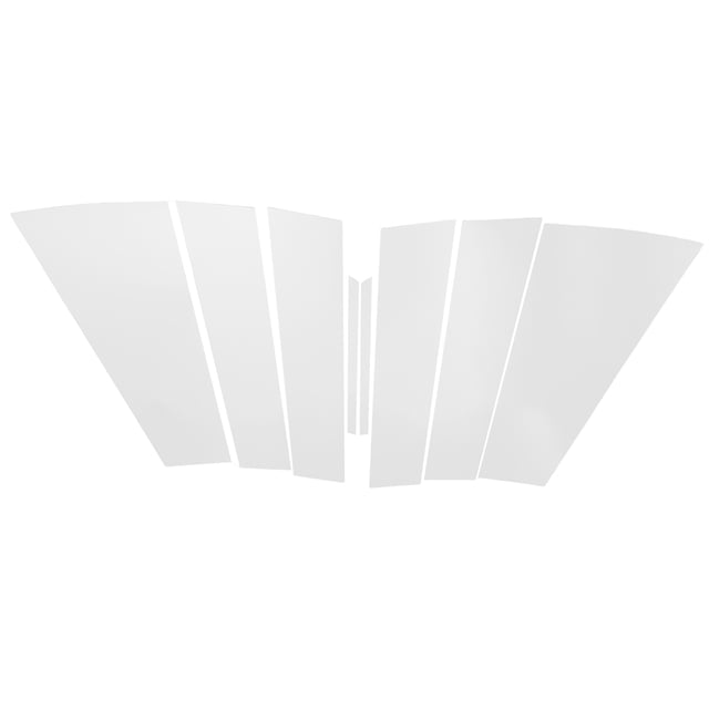 Unique Bargains Door Pillar Window Trim for Honda Odyssey 2018-2023 Front Rear Left Right Anti Scratch Sticker Pillar Posts Door Outer Exterior Cover 8 Pcs Silver Tone