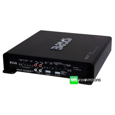 BOSS AUDIO R2504 1000W 4 Channel Car Amplifier Power+Remote+8Ga Amp Install (Best Power Amplifier Brands)
