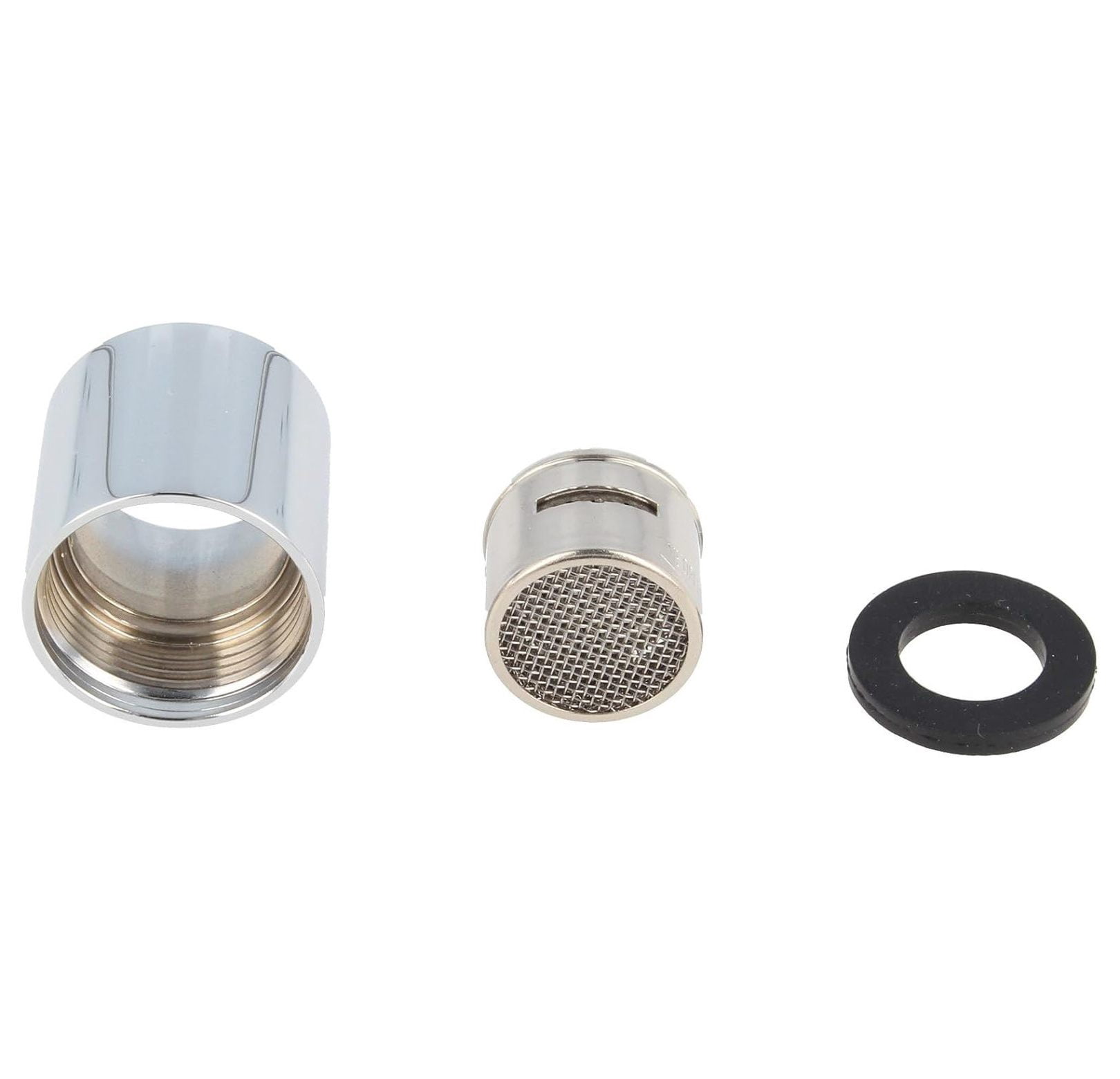 Faucet Aerator M18x1G - 2.2GPM Water Saving Aerator Replacement; Polished Chrome Kitchen Sink Aerator; Bubbler for Bathroom Faucet; Anti-Splash