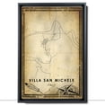 thumbnail image 2 of Villa San Michele Vintage Map Prints Canvas, Italy Map Art Canvas, Canvas, Villa San Michele Map City style vintage Canvas , Canvas Wall Art, Street Map Artwork Canvas, 2 of 6
