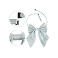 thumbnail image 3 of CORBATA DE UNIFORME AJUSTABLE CON LAZO PREATADO DE COLOR SÓLIDO PARA MUJERES CHIC INSPIRAR GRIS TALLA ÚNICA, 3 of 4