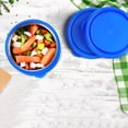thumbnail image 5 of Oliveware Air Tight Lids for Benny Container | Set of 3 | Spill Proof | Leak Proof | For 290ml, 450ml, 600ml | Dishwasher & Freezer Safe (Midnight Blue), 5 of 5