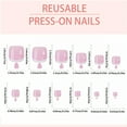 thumbnail image 2 of RAGUPEL 120Pcs Toe Press on Nails French Style Trim-Friendly Edges Press on Nails Clean Face Simple Square Nail Tips for Women Style3, 2 of 7