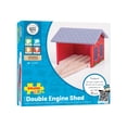 thumbnail image 3 of Bigjigs Rail - Double Engine Shed, 3 of 3