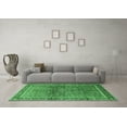 thumbnail image 3 of Ahgly Company Indoor Square Persian Emerald Green Traditional Area Rugs, 8' Square, 3 of 4