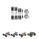 thumbnail image 2 of 7Pcs Front Rear Tie Rod Link Rod with Ball Head Screw for 144001 144010 124017 124019 RC Car Spare, 2 of 5