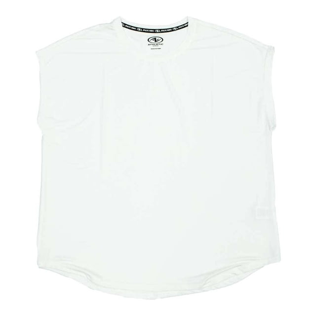 Playera Athletic Works para Caballero Sin Mangas Blanco Talla EG