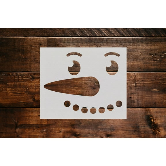 Snowman Stencil (5"x6")