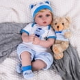 thumbnail image 1 of Muñecas de bebé Aori de la vida Real, muñeca realista de 22 pulgadas para recién nacido, cuerpo suave ponderado con accesorios de alimentación, juego de muñecas, 1 of 5